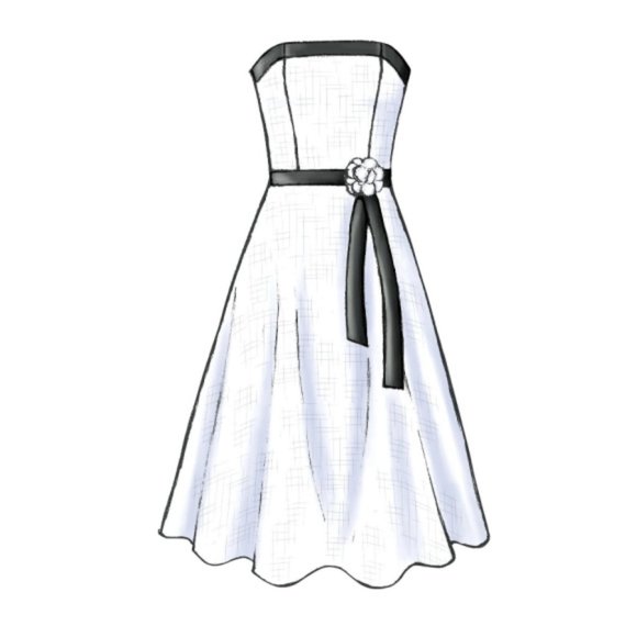 Butterick 4443 - 6 Easy Sew - Flared Dresses Sewing Pattern - Size BB 8,10,12,14 - Picture 6 of 10